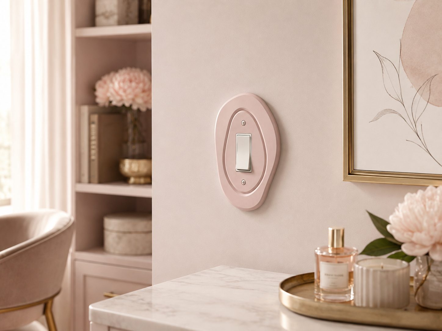 Contour Single in a soft pink bedroom